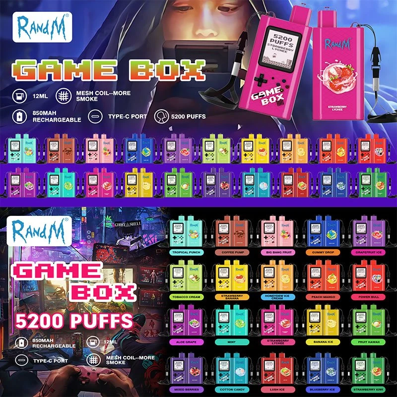 Randm Game box 5200 Puff Disposable Vape 5