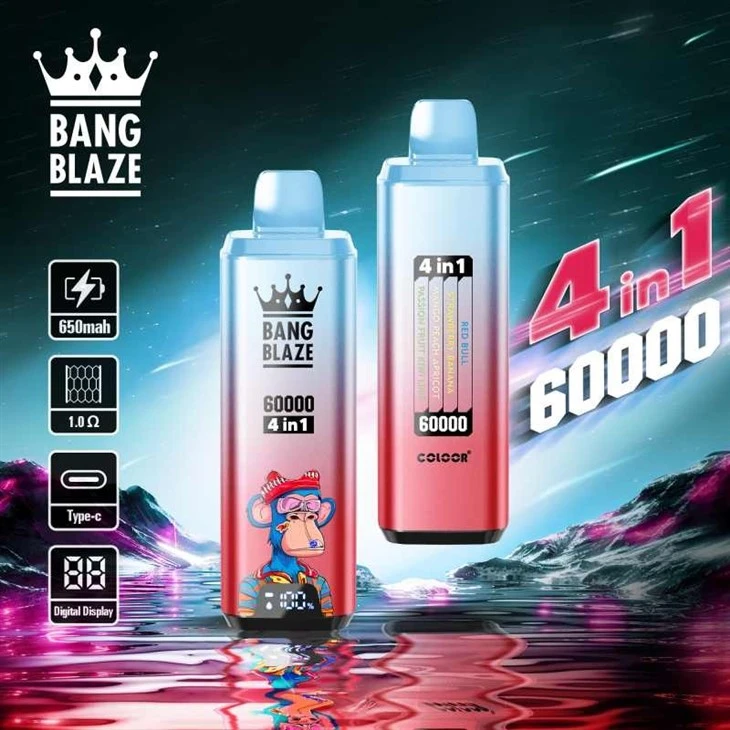 BANG BLAZE 60000 PUFFS 4 IN 1 FLAVOR VAPE BANG BLAZE 60000 PUFFS 4 IN 1 FLAVOR VAPE