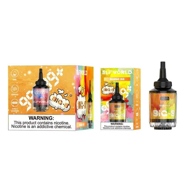 ELFWORLD DOUBLE MOUTHED GIANT HOOKAH 99999+ Puff 25