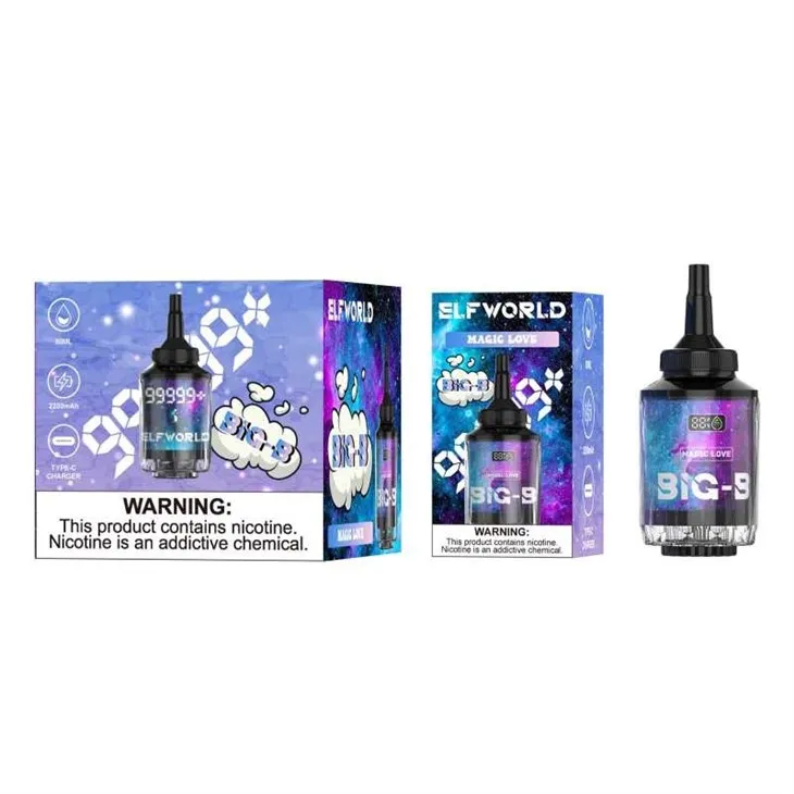 ELFWORLD DOUBLE MOUTHED GIANT HOOKAH 99999+ Puff 22