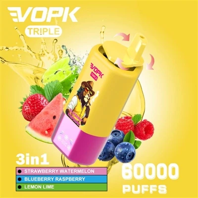 VOPK TRIPLE 60000 PUFFS Najbolje iskustvo s tri okusa Vape