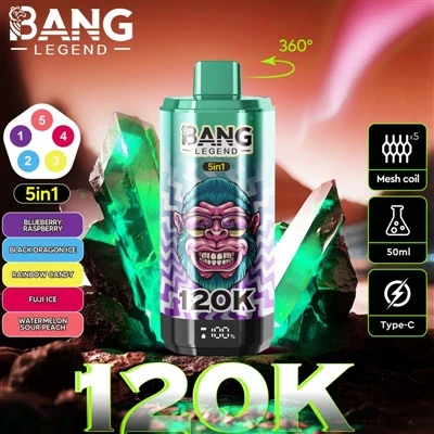 BANG LEGEND 120K, omogućuje vam da doživite najveći užitak