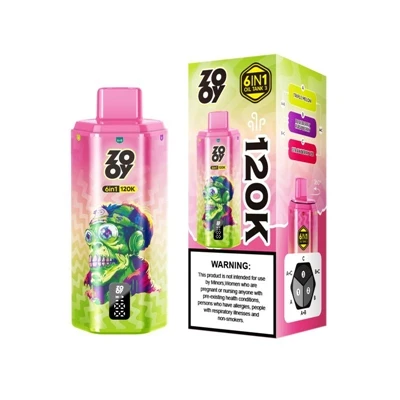 ZOOY 120K 6 U 1 — Jednokratna E-cigareta velikog{3}}kapaciteta za vrhunsko is...