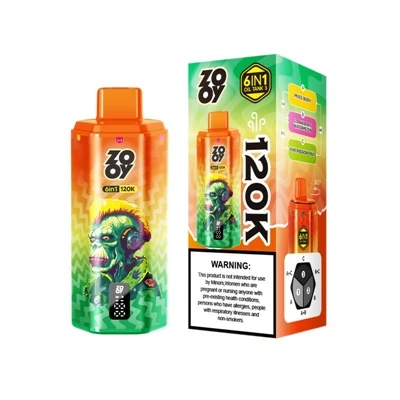 ZOOY 120K 6IN1: vrhunske jednokratne E-cigarete s više-okusima za korištenje ...