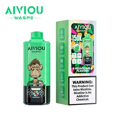 WASPE Aiviou 6 u 1 150K Puffs Disposable Vape – visoko-kapacitet, više-funkci...