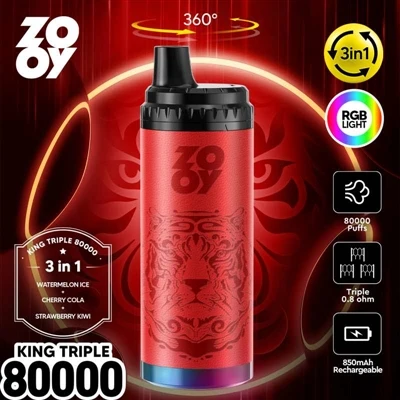 ZOOY KING 3-in-1 80000 Puff Disposable Vape: tehnološke inovacije i dubinska ...