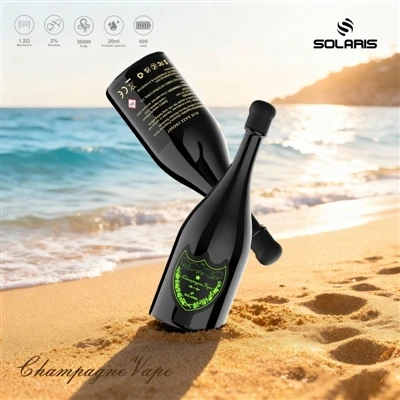 SOLARIS Champagne 30000 Puffs 30K E-cigareta: Kada se veliki broj dimova susr...