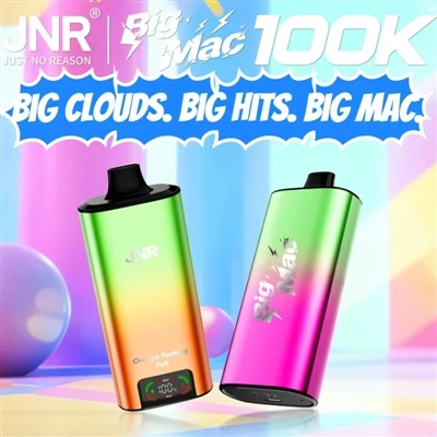 JNR Big Mac 100K – Redefiniranje standarda izdržljivosti za jednokratne e-cig...