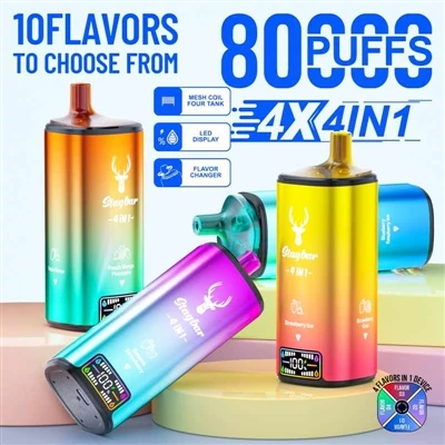 Stag Bar 4in1 80000 Puffs: Redefiniranje iskustva visoko-puff jednokratnih e-...