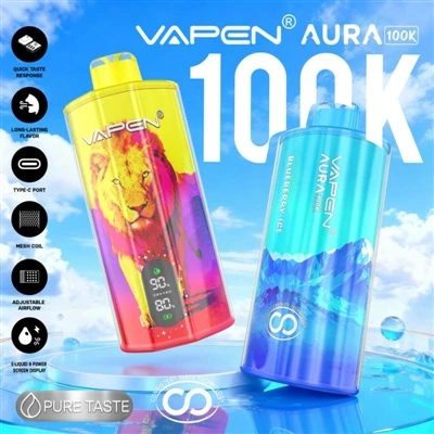 VAPEN AURA 100000: Kada jednokratne e-cigarete uđu u eru 'istinski dugotrajni...