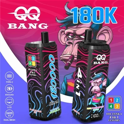 QQ BANG 180K – novi trendseter u jednokratnim elektroničkim cigaretama s više...