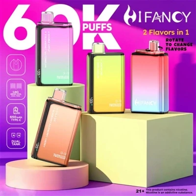 HIFANCY TWINMAX 60000 dizanja — uživajte u dva okusa do mile volje, uživajte ...