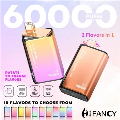 HIFANCY TWINMAX 60K — uživajte u dva okusa do mile volje, uživajte u svakom z...