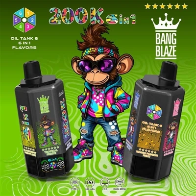 BANG BLAZE 200000 6u1: Šest okusa u jednom, s kojima se stvarno možete igrati...