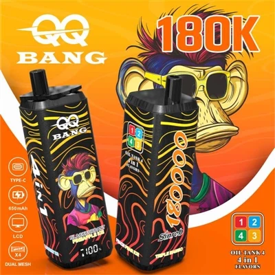 QQ BANG 180K 4u1: Jedna cigareta, četiri okusa – prijenosna zabava za mlade