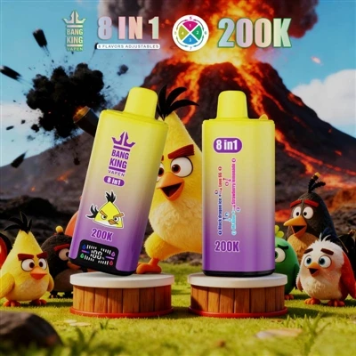 BANG KING VAPEN 8IN1 200K: Novo iskustvo s e-cigaretama za mlade ljude u trendu