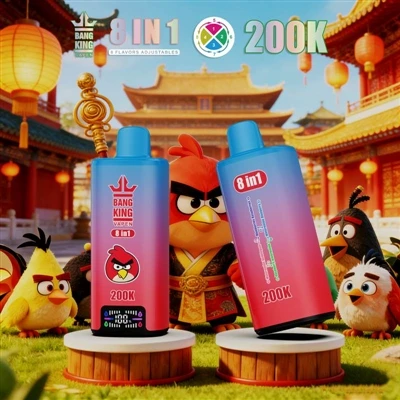 BANG KING VAPEN 200K 8IN1: Vrhunski doživljaj e-cigarete s više okusa i moder...