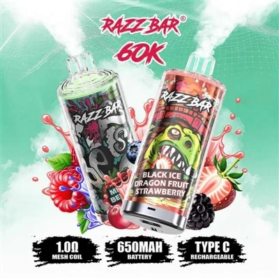 Razz Bar 65000+ Puffs: E-cigareta koja 'iskustvo lijenih osoba' dovodi do eks...