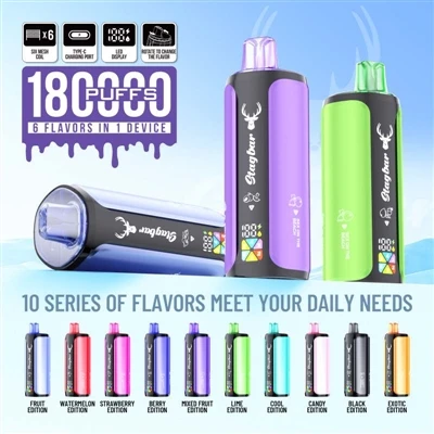 StagBar 180000 Puff 6in1: uređaj koji uistinu integrira dugi vijek trajanja b...