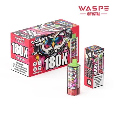 Waspe Crystal 8-in-1 180,000 Puffs Vape Vape: najbolji primjer 'Ere integraci...