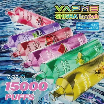 Vapme Shisha Hookah 15000: spoj laganog iskustva s nargilom i jednokratnog pu...
