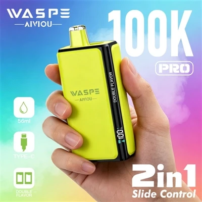 Waspe Double Flavor 100K Pro: Kad vaping počne govoriti ne 'dosadi'