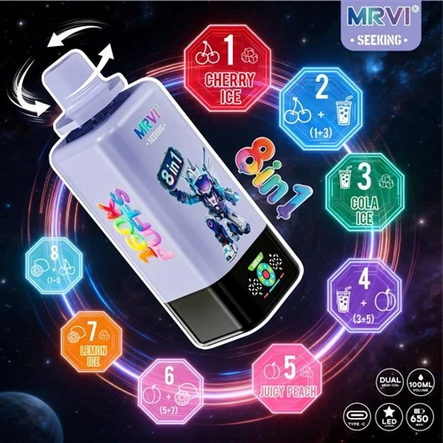 MRVI TRAŽI 160K 8-u-1 i razvojni trendovi e-cigareta s više okusa