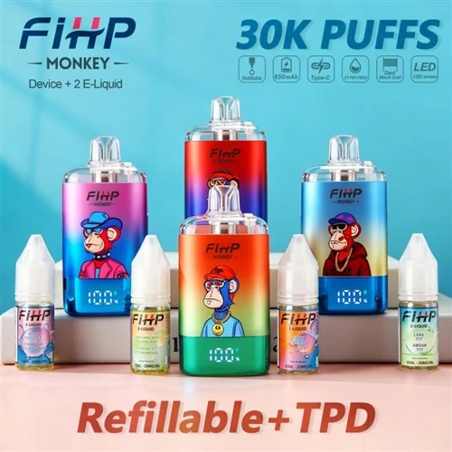 FIHP MONKEY 30K punjivi vape: novi izbor koji balansira između dugog trajanja...