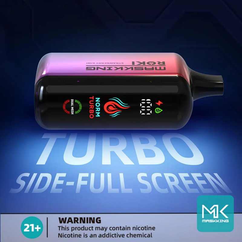 Maskking-Roki-15000-Puffs-Disposable-Vapes-with-Full-Screen-From-China-Factory Maskking ROKI 10000