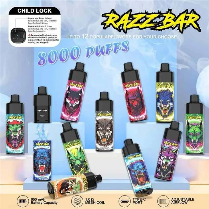 razz bar 8000 puffs