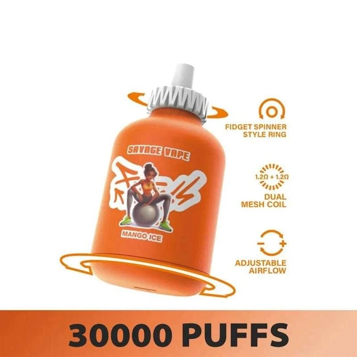 Savage-Fitness-30000-Puffs-Disposable-Vape-Wholesale-Mango-Ice Savage-Fitness-30000-Puffs-Disposable-Vape-Wholesale-Mango-Ice