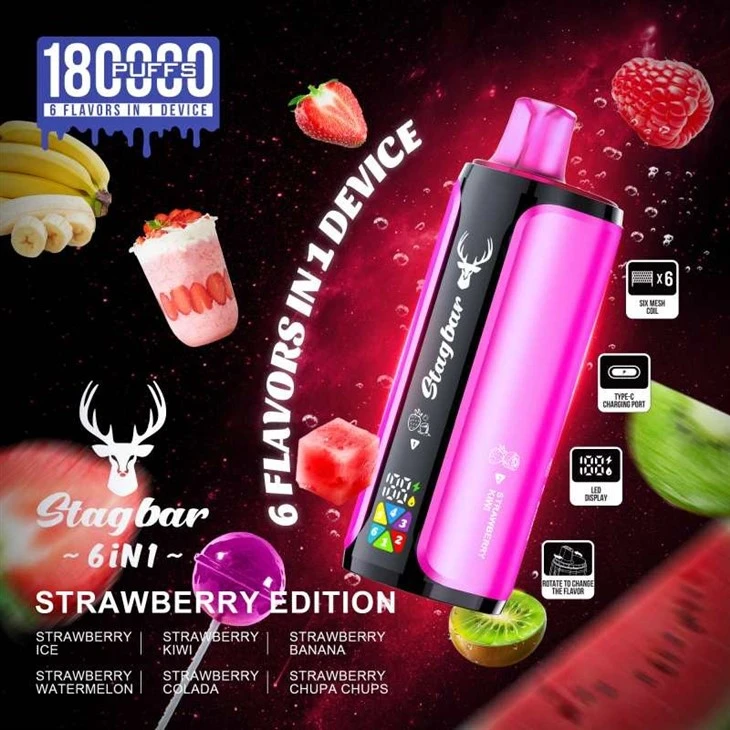 Stag Bar 6in1 180K Puffs Vape suppliers