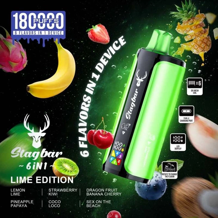 StagBar 6in1 180K Puffs Vap best