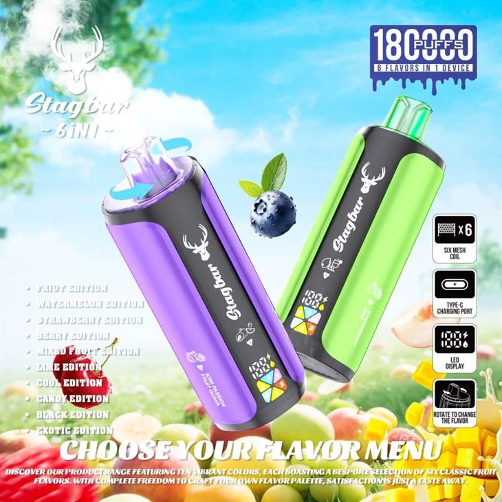 StagBar 6in1 180K Puffs StagBar 6in1 180K Puffs